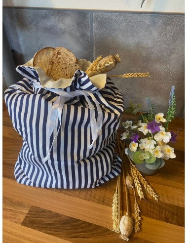 2 Layers Linen & Cotton Reusable Bread Bags