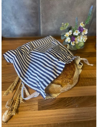 2 Layers Linen & Cotton Reusable Bread Bags