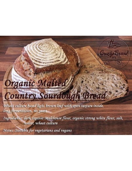 Malted Country Sourdough Bread